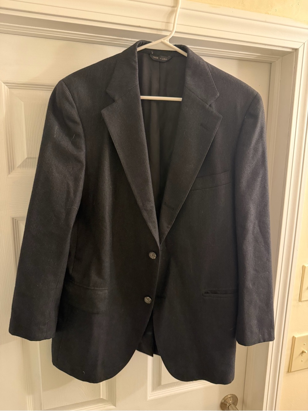 Men's Black Corduroy Sport Coat Blazer( Britain)🇬🇧
